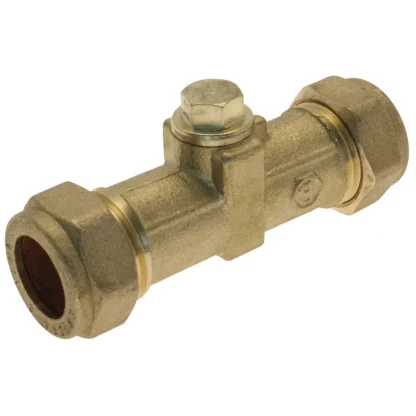 EP 22mm Double Check Valve DZR WRAS
