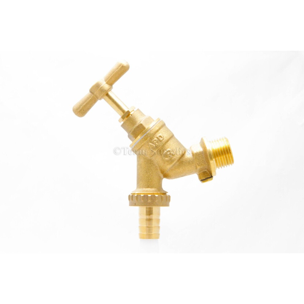 EP DCV Bib Hose Union Tap 1/2" WRAS