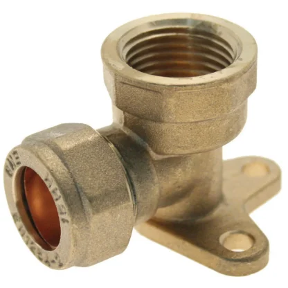 EP CO 15x1/2" Backplate Elbow Female