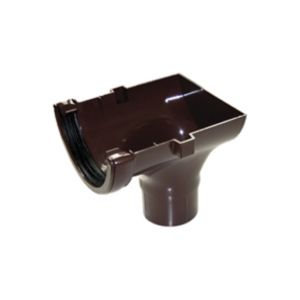 FPG H/R Brown Stopend Outlet 112mm RO2BR
