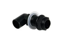 FPOF Black 21.5 Bent Tank Connector OS15B