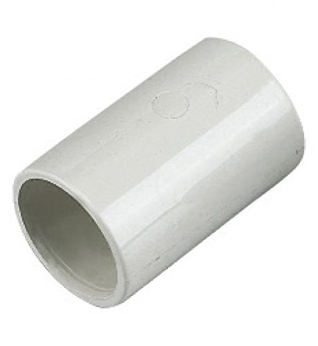 FPOF White 21.5mm Straight Coupling OS10W