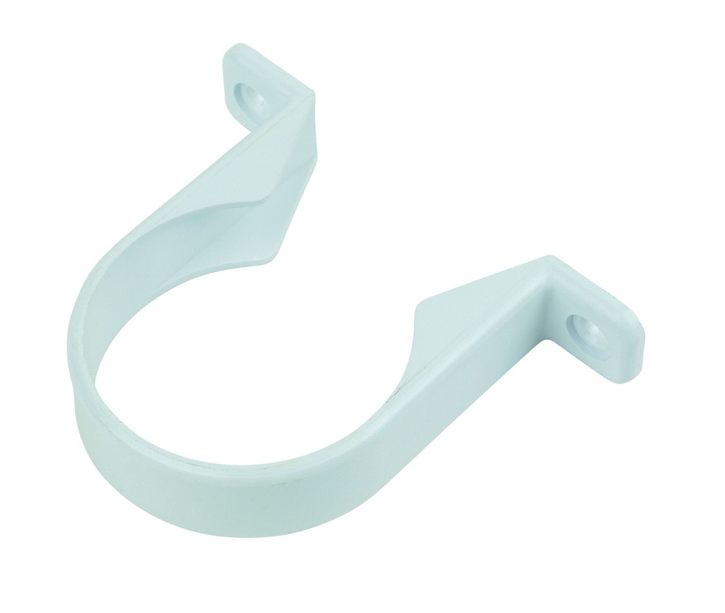 FPW White 50mm Pipe Clip WS36W