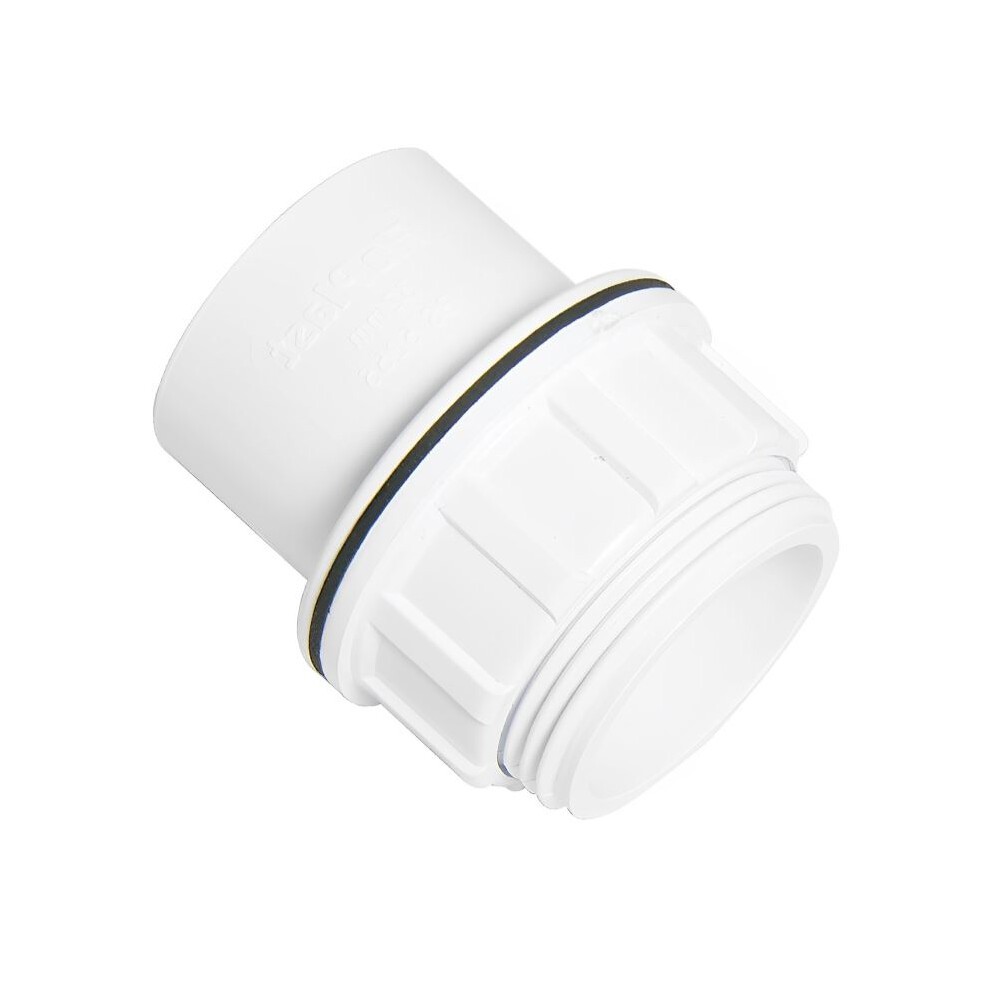 FPW White 40mm Tank Connector WS61W