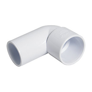 FPW White 32mm 90° Conversion Bend WS26W