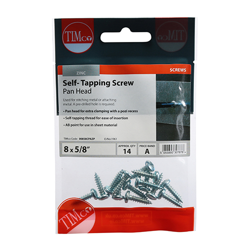 [00858CPAZP] Timco Self Tapper Pan 4.2x 16
