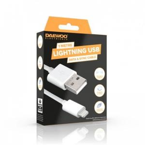 Daewoo 3m USB-A To 8 Pin Lightning Cable 2a