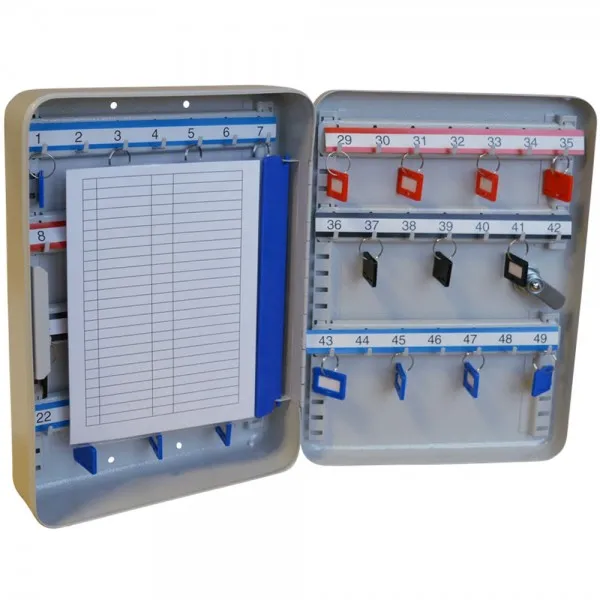 [I-ASEC-AS1552] Asec Key Cabinet Cream - Key Locking (49 Keys)