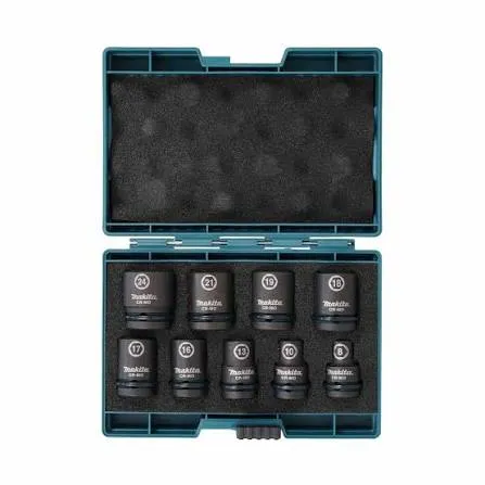 [E-16564] Makita 9pc 1/2" Impact Socket Set E-16564