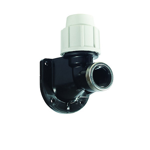 [I-PLAS-PL077500020005] Plasson 20x1/2" Wall Plate Elbow Plastic