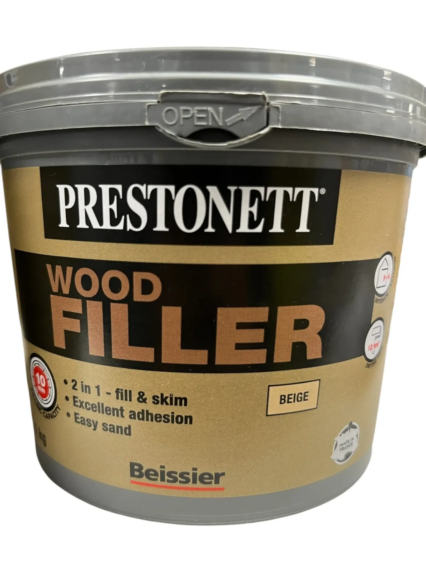 Prestonett Wood Filler (Ready Mixed) 1kg