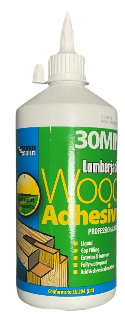 Everbuild Lumberjack 5 Min Wood Adhesive 310ml
