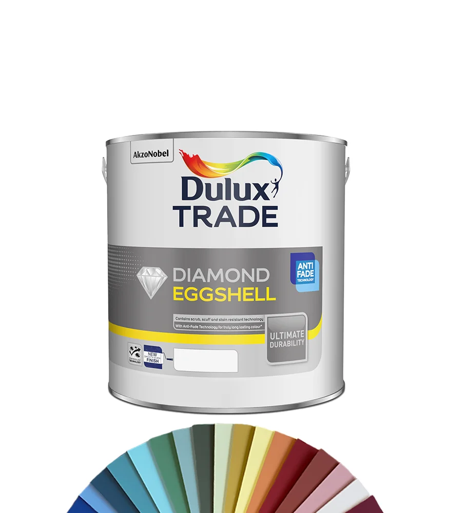 [11471] Dulux Trade Diamond QD Eggshell Tinted Colour LB 1L