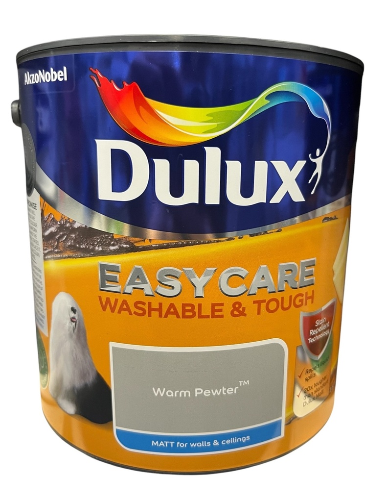 [5260798] Dulux Easycare Matt Warm Pewter 2.5L