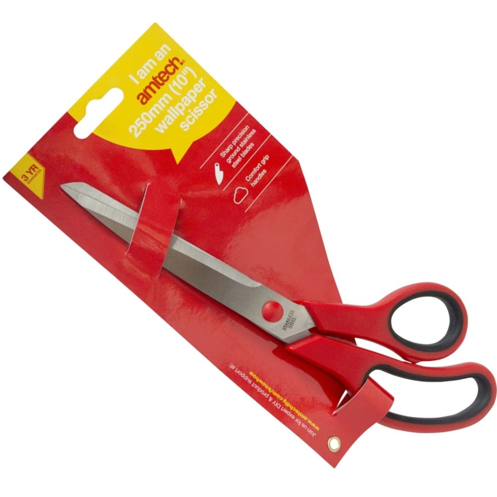 Amtech 250mm (10") Pro Wallpaper Scissors