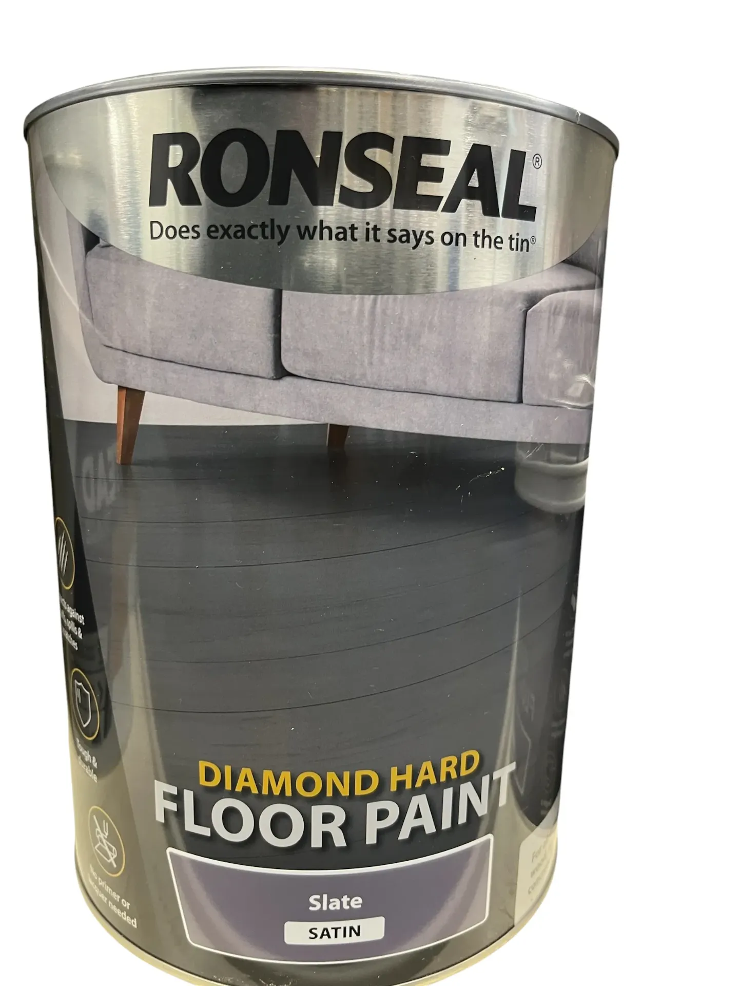 Ronseal Diamond Hard Floor Paint Slate 2.5L