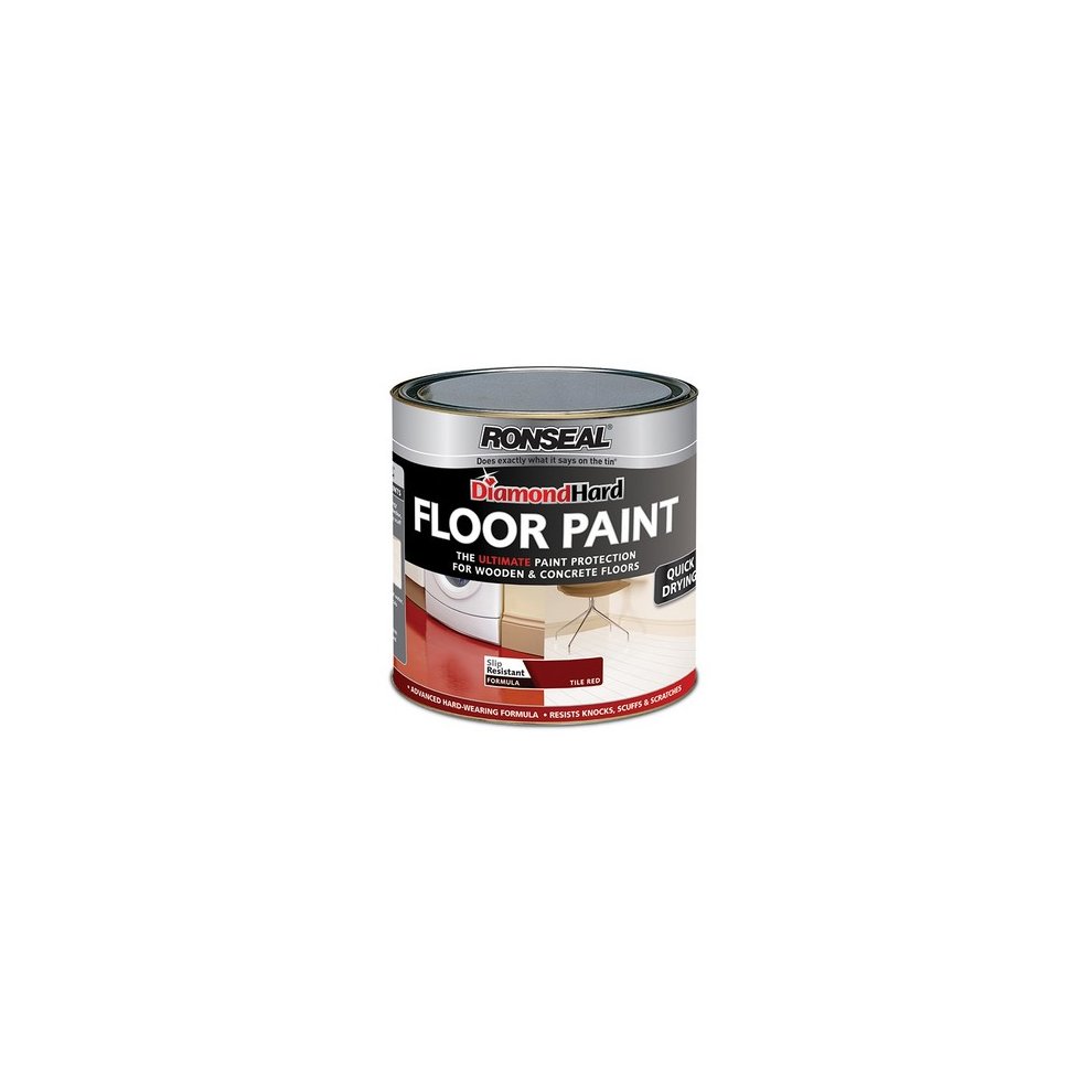 Ronseal Diamond Hard Floor Paint White 2.5L