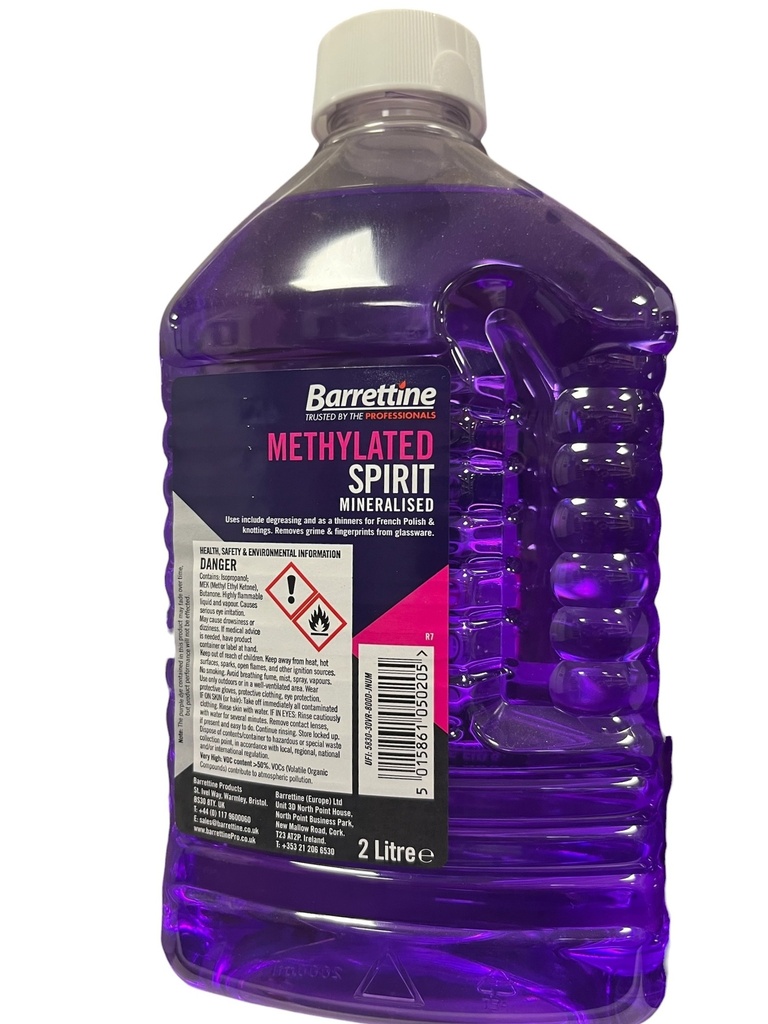 [4447] Barrettine Methylated Spirit 2L