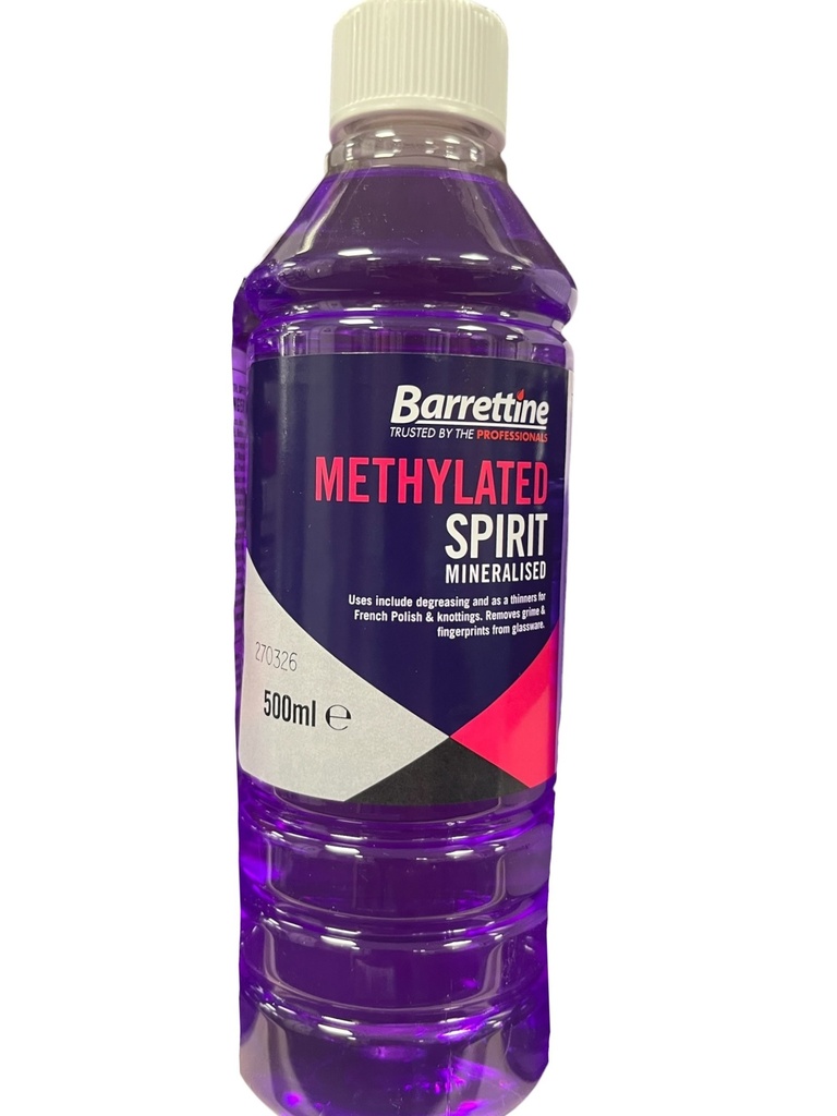 [4448] Barrettine Methylated Spirit 500ml