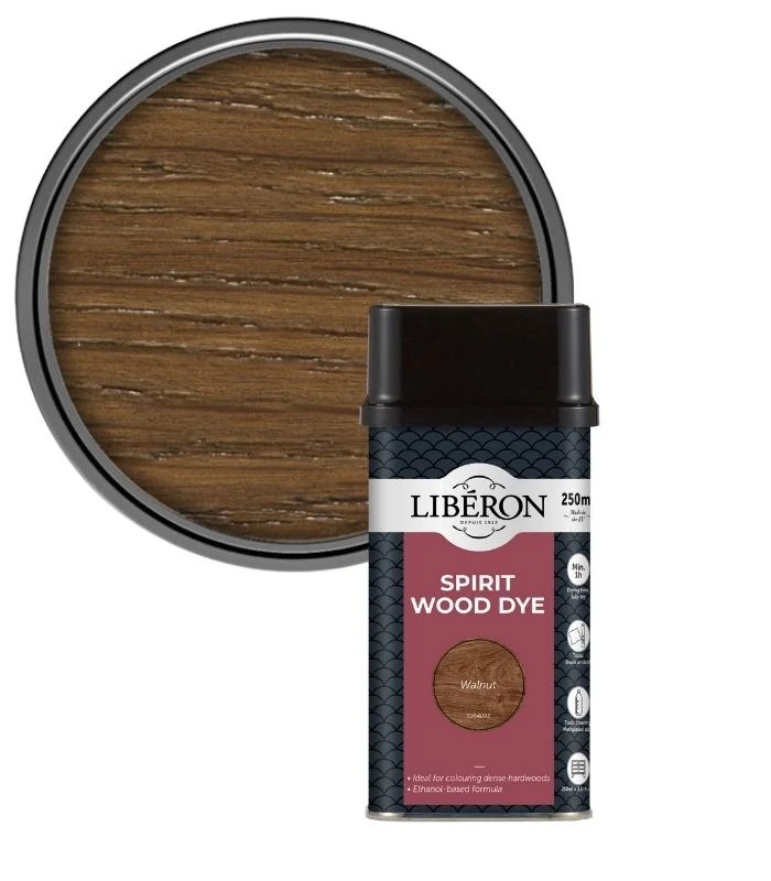 [28566] Liberon Spirit Wood Dye Walnut 250ml