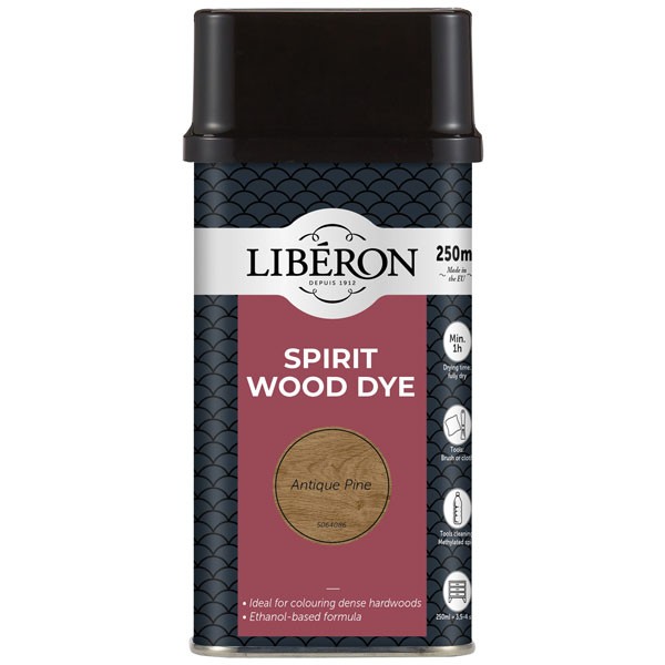 [28567] Liberon Spirit Wood Dye Antique Pine 250ml