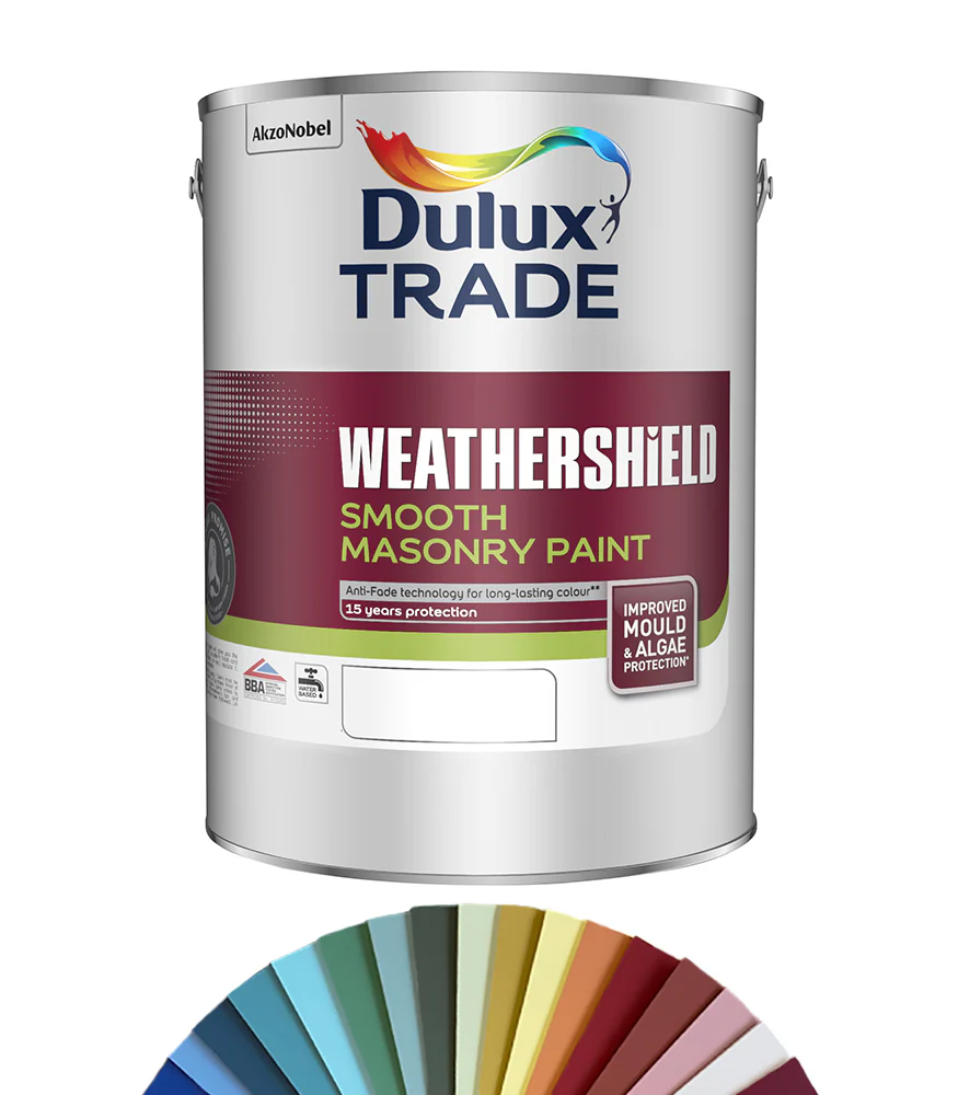 Dulux Trade Weathershield Smooth Masonry Tinted Colour Light Base 5L