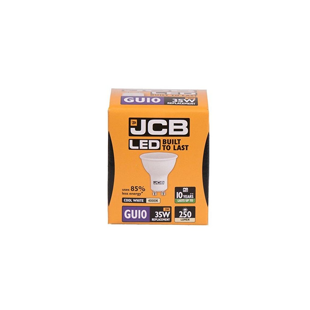 JCB LED GU10 3.5w 230lms 4000K Cool White