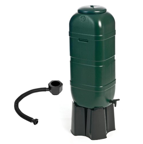 [300027] Ward Slim Line Water Butt Set 100L Black