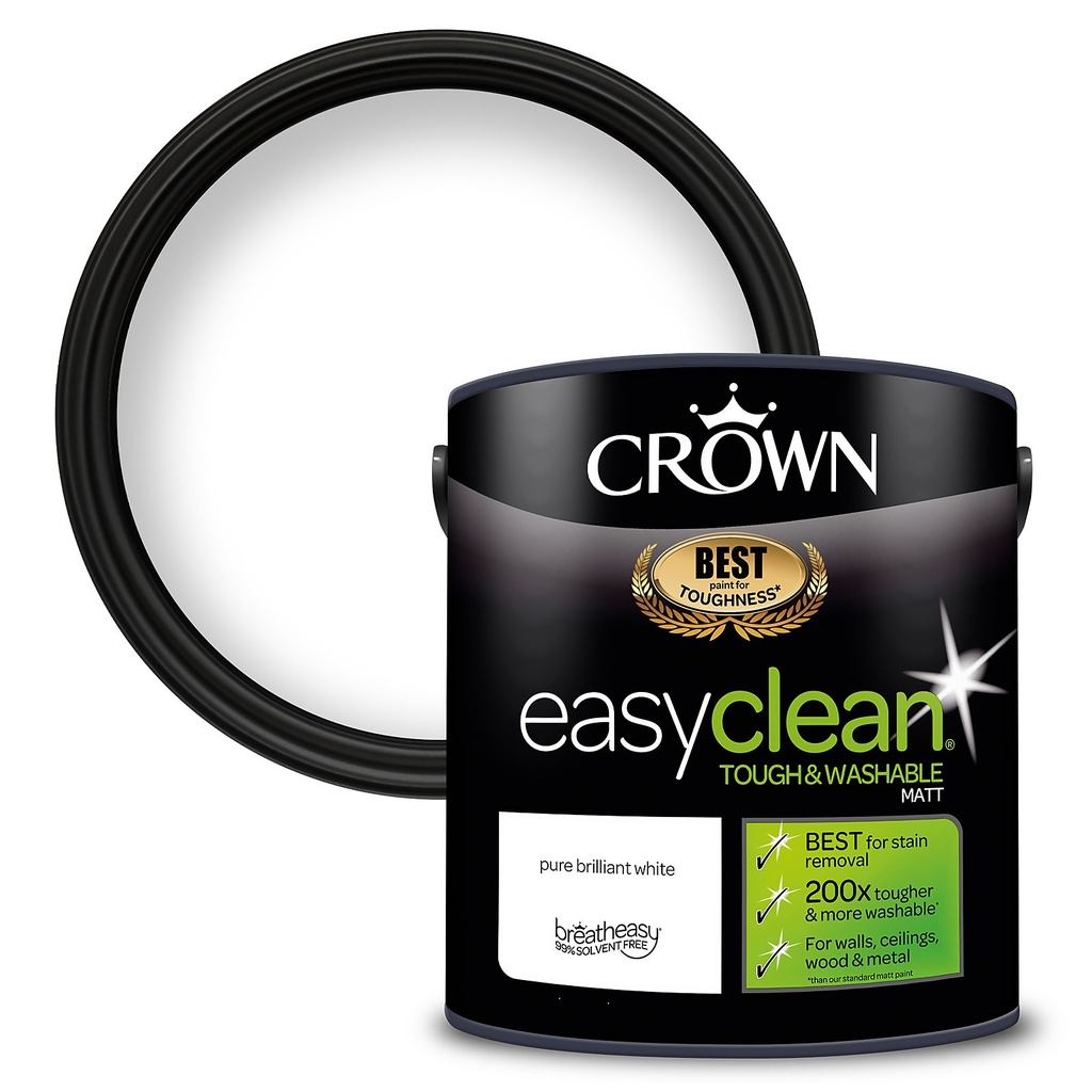 [5093431] Crown Retail Easy Clean Matt Emulsion PBW 2.5L