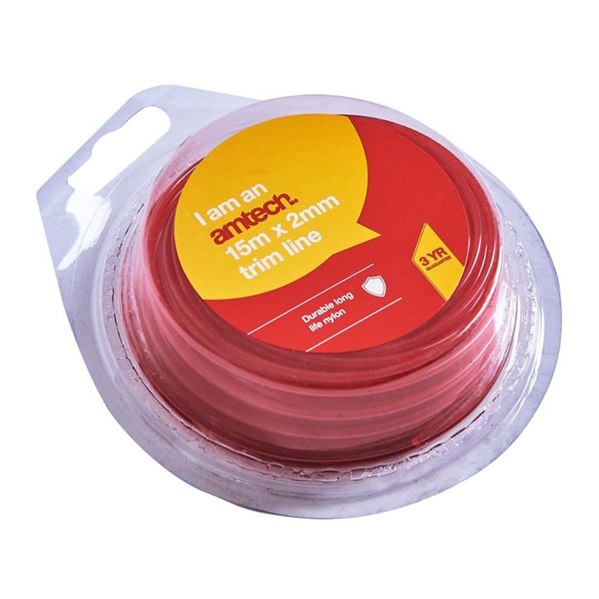 Amtech 15m X 2mm Strimmer Line