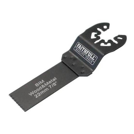 [FAIMFWM22] Faithfull Multi-Functional Tool Flush Cut Wood/Bi-Metal Blade 22mm
