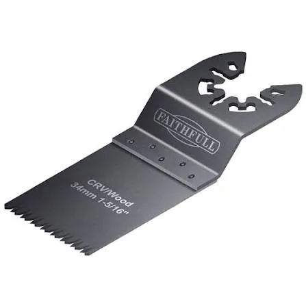 [FAIMFW34] Faithfull Multi-Functional Tool CrV Flush Cut Wood Blade Ground Side Set 34mm