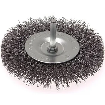 Faithfull Wire Brush 100mm x 6mm Shank, 0.30 Wire