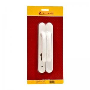 Centurion White UPVC Sprung Door Handle HK346P