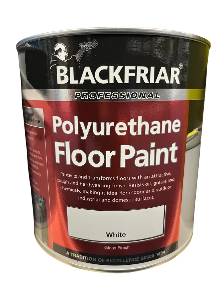Blackfriar Polyurethane Floor Paint White 2.5L