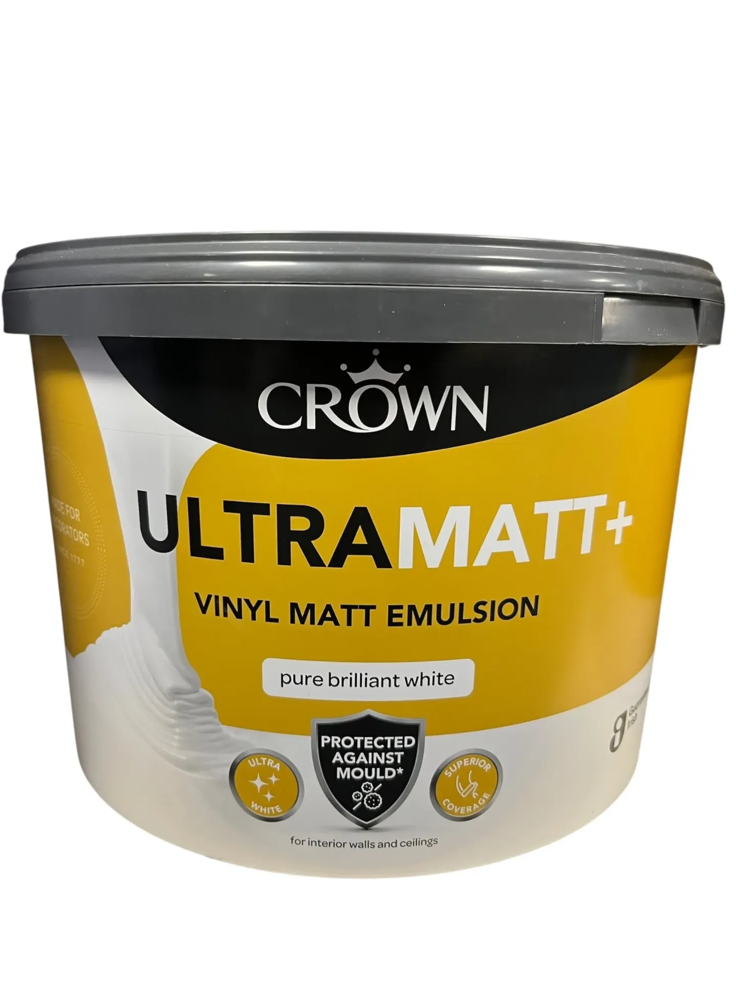 Crown Ultramatt Plus Brilliant White 10L