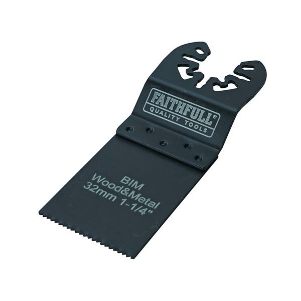 [FAIMFWM32B] Faithfull Bi-Metal Flush Cut Wood/Metal Blades 32mm (Pack 5)