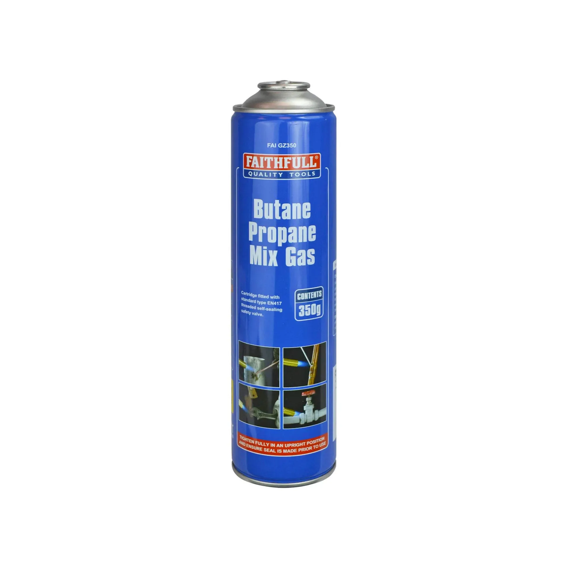 [I-FAITH-FAIGZ350] Faithfull Butane Propane Gas Cartridge 350G