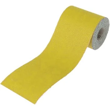Faithfull Aluminium Oxide Sanding Paper Roll Yellow 115mm x 5m 120G