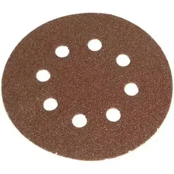 [FAIADHL125VF] Faithfull Hook & Loop Sanding Disc DID3 Holed 125mm Very Fine (5 Pack)