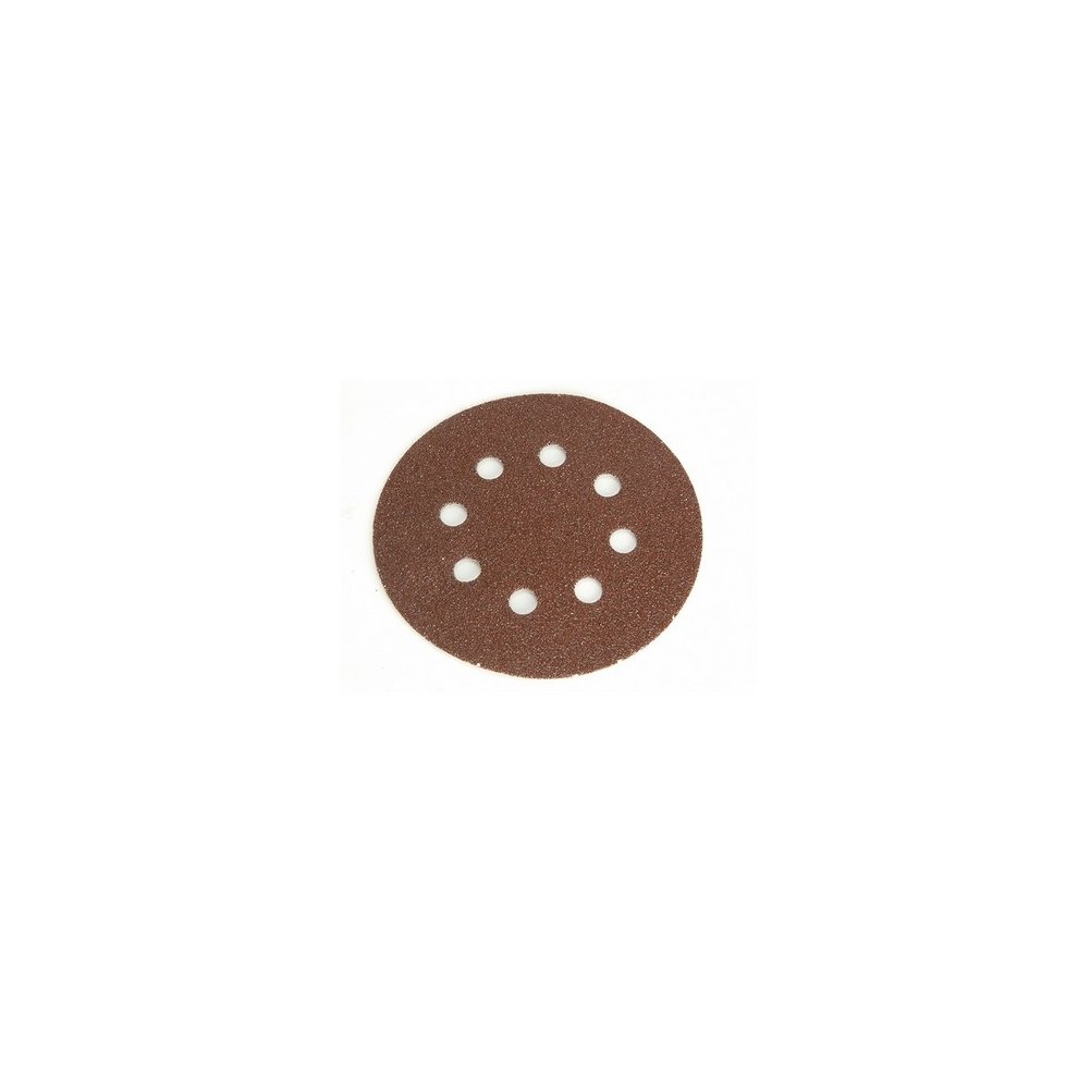 [FAIADHL125VF] Faithfull Hook & Loop Sanding Disc DID3 Holed 125mm Very Fine (5 Pack)
