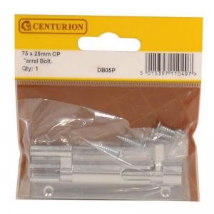 Centurion 75mm x 25mm (1") Necked Barrel Bolt