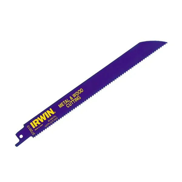 Irwin 810R Sabre Saw Blade Metal & Wood Cutting 200mm (Pack of 2)