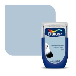 Dulux Walls and Ceilings Matt Paint Bright Skies 30ml Sample
