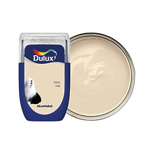 Dulux Walls and Ceilings Matt Paint Ivory 30ml Sample