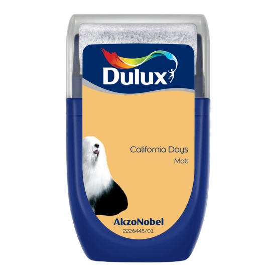 Dulux Walls and Ceilings Matt Paint California Days 30ml Sample