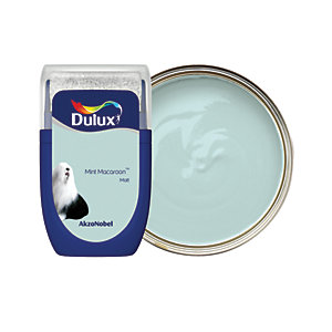 [5267843] Dulux Walls and Ceilings Matt Paint Mint Macaroon 30ml Sample
