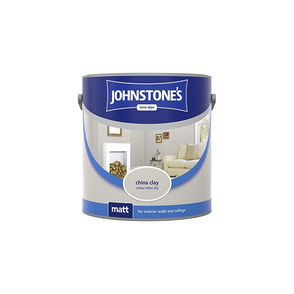 Johnstones China Clay Vinyl Matt 2.5L