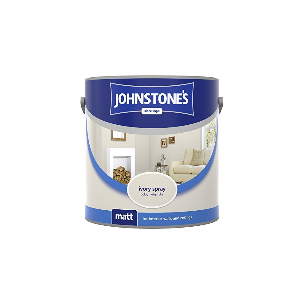 [33402] Johnstones Ivory Spray Vinyl Matt 2.5L
