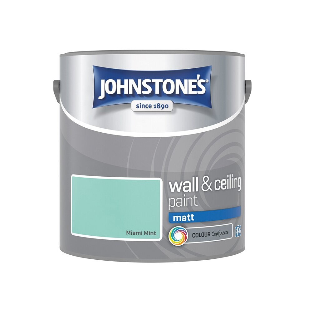 [95405] Johnstones Miami Mint Vinyl Matt 2.5L